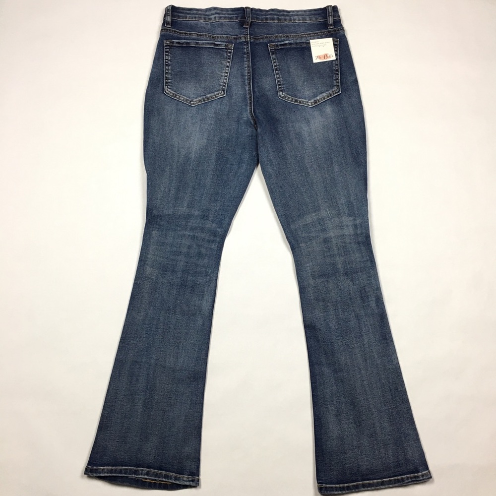 Distressed Ripped Denim Baby Bootcut Jean - Picture 5 of 6